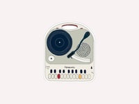 Image 1 of Kids Record Player Sticker