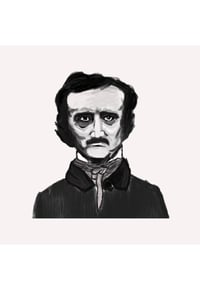 Image 1 of Edgar Allan Poe Sticker