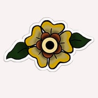 Image 1 of Flower Tattoo Sticker