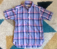 Image 1 of Haversack Japan vintage style plaid button down shirt, size M (fits S)