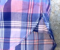 Image 4 of Haversack Japan vintage style plaid button down shirt, size M (fits S)
