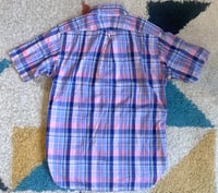 Image 6 of Haversack Japan vintage style plaid button down shirt, size M (fits S)
