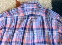 Image 7 of Haversack Japan vintage style plaid button down shirt, size M (fits S)