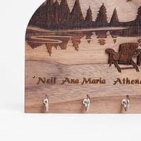 Image 3 of Lakeside Retreat - Personalized Key Hanger