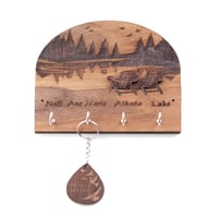Image 4 of Lakeside Retreat - Personalized Key Hanger
