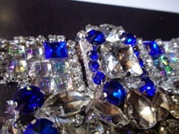 Image 8 of Art Deco Sapphire and White Diamond Brooch (style B) Version 2
