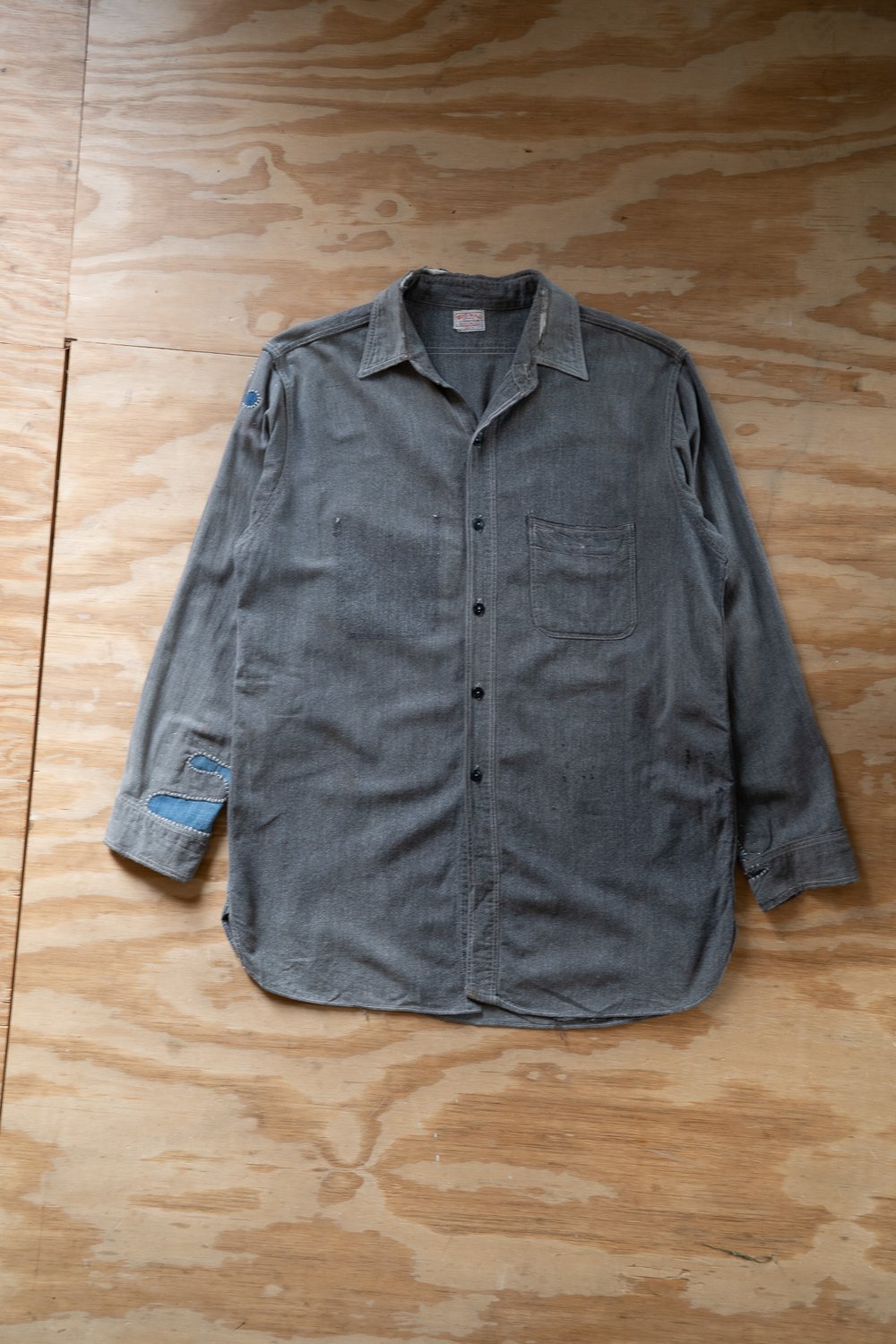 Image of Vintage Salt & Pepper Big Mac Work Shirt 