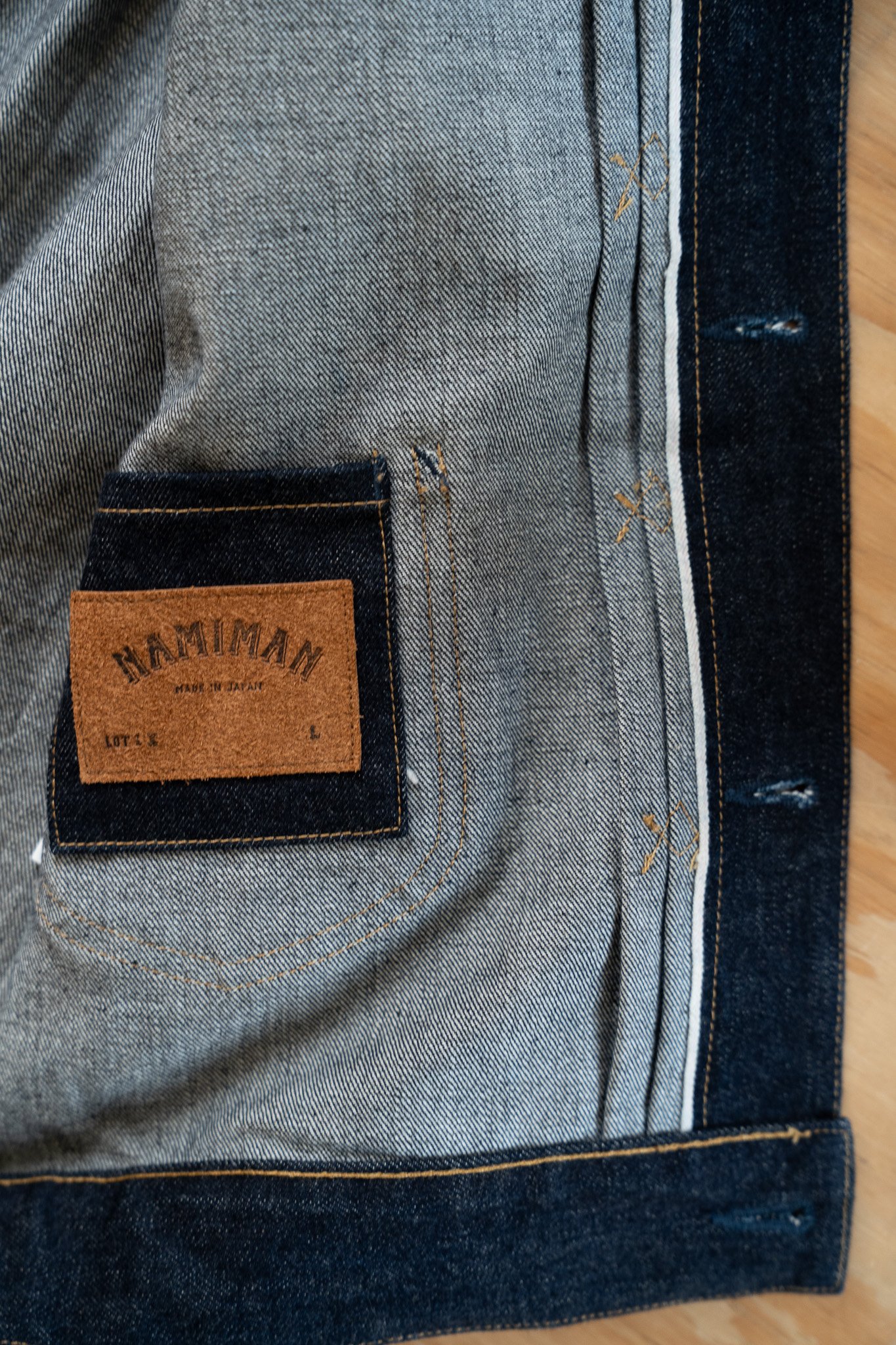 Image of Nami Man Type I Denim Jacket | Made in Japan | Selvedge Denim