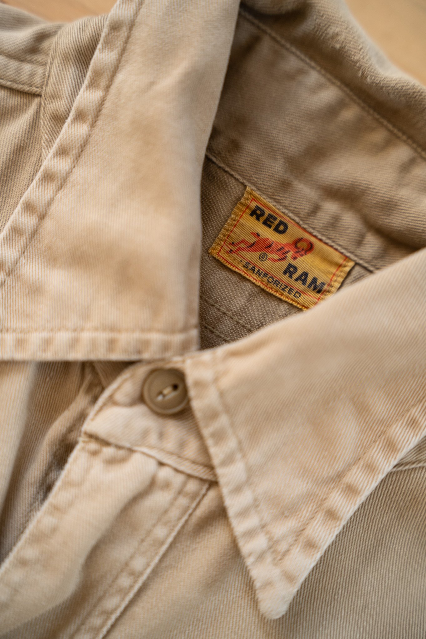 Image of Vintage Red Ram Sanforized Twill Work Shirt
