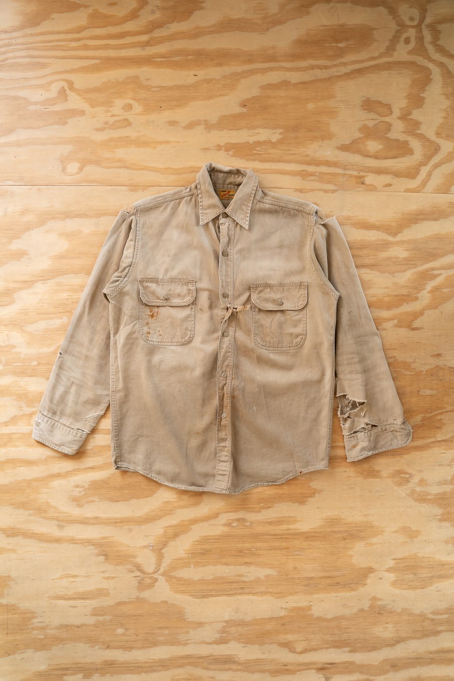 Image of Vintage Red Ram Sanforized Twill Work Shirt