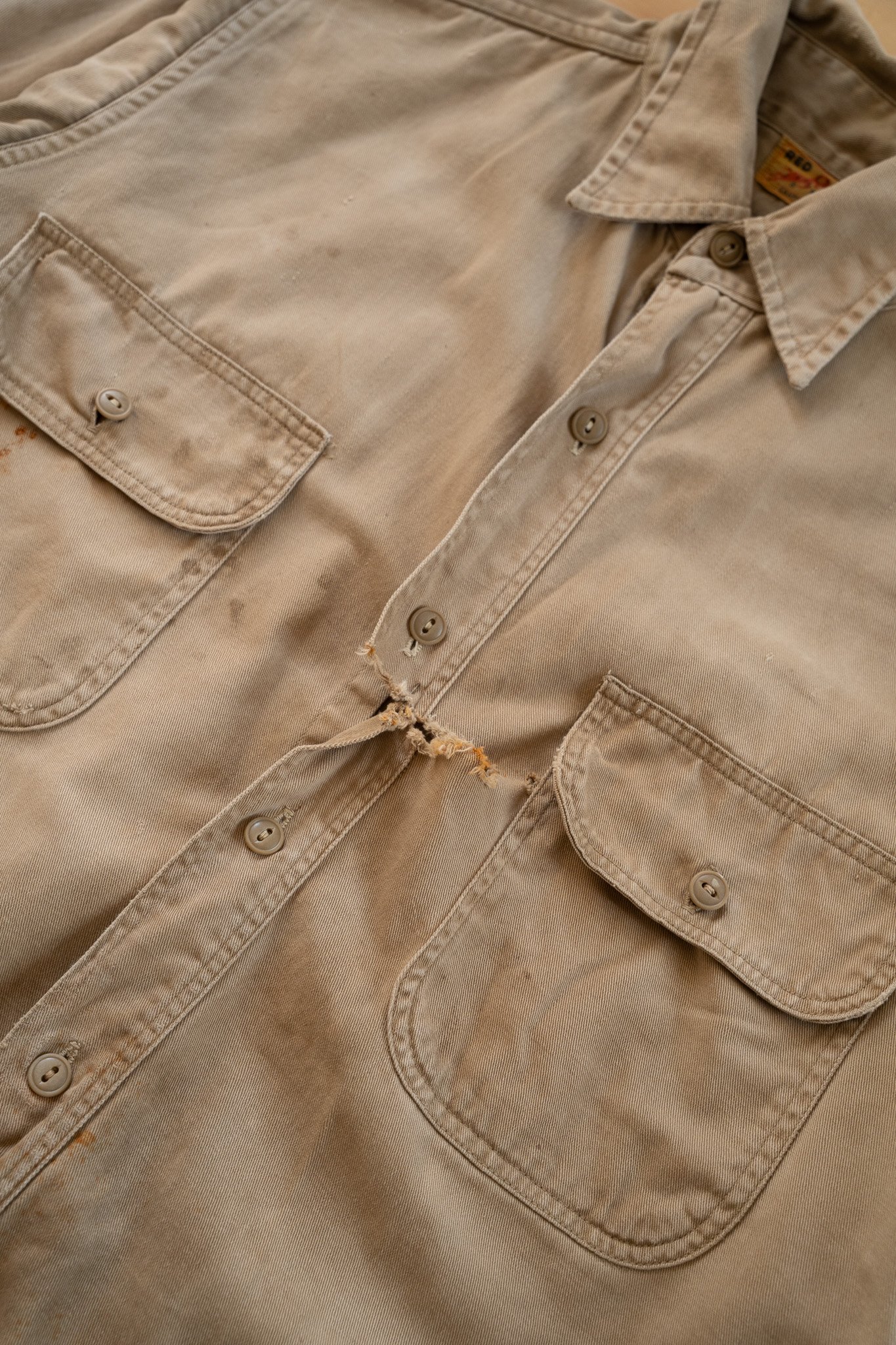 Image of Vintage Red Ram Sanforized Twill Work Shirt
