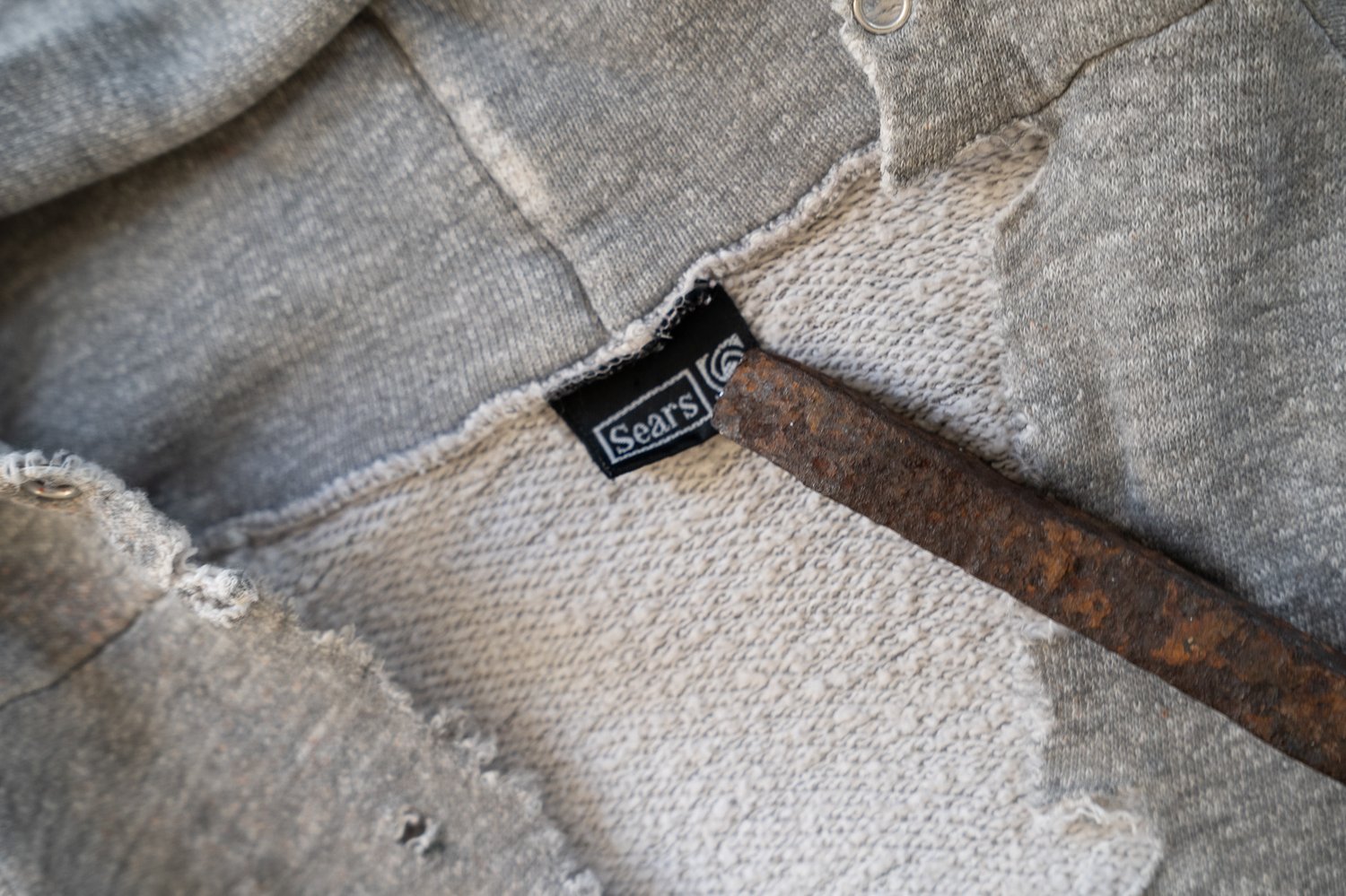 Image of Vintage Sears Pullover Hoodie | Paint-Worn