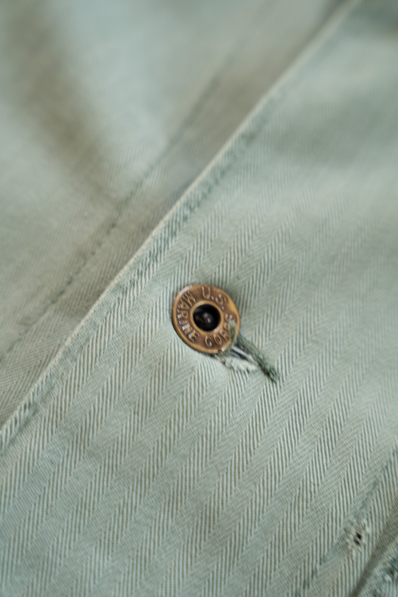 Image of Vintage USMC Herringbone Twill Utility Jacket
