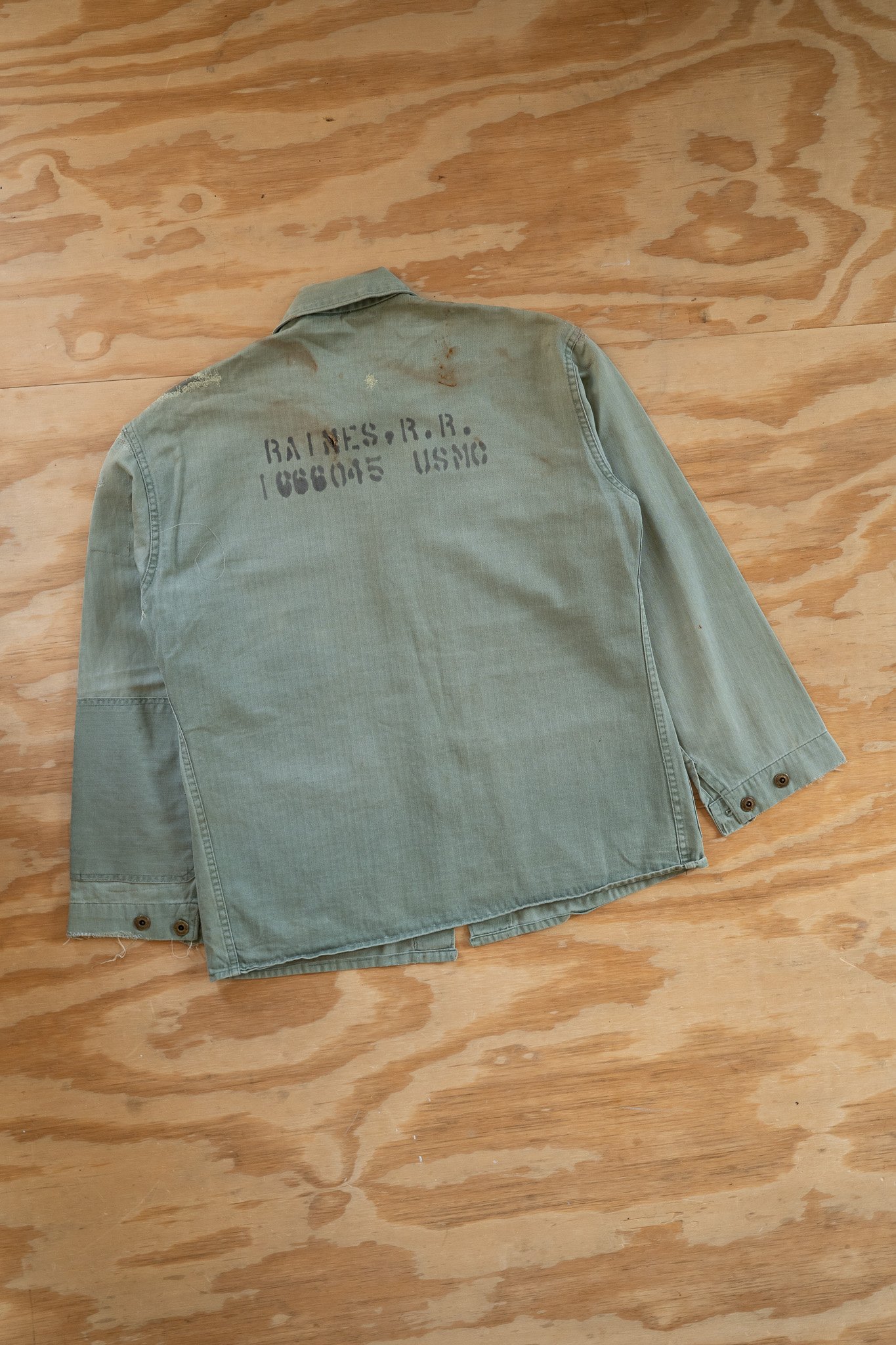 Image of Vintage USMC Herringbone Twill Utility Jacket