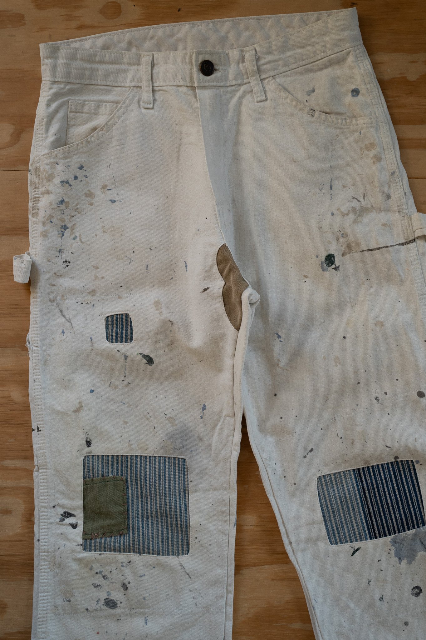 Image of Vintage Dickies Painter Pants | Repaired & Paint-Worn