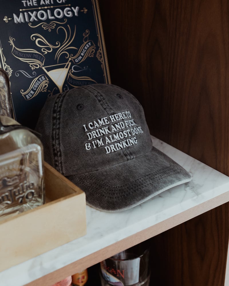 Image of Almost Done Drinking Dad Hat