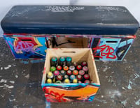 Image 2 of K-set bench with removable storage crates