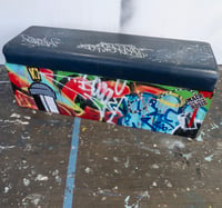 Image 3 of K-set bench with removable storage crates