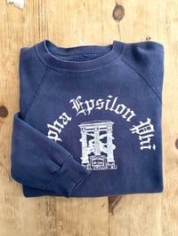Image 1 of 50/60s FADED ALPHA EPSILON PHI SWEATSHIRT