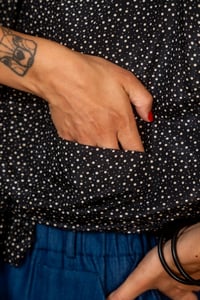 Image 4 of Camicia vintage pois mix