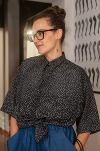 Image 1 of Camicia vintage pois mix