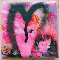 Image 1 of Sean Worrall - Ten:1165 (Something...) - 16th May 2026 - Acrylic on canvas, 10x10cm 