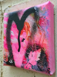 Image 2 of Sean Worrall - Ten:1165 (Something...) - 16th May 2026 - Acrylic on canvas, 10x10cm 