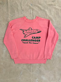 Image 2 of 80s SUPER FADED CAMP CHALLENGER SWEATSHIRT
