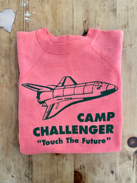 Image 1 of 80s SUPER FADED CAMP CHALLENGER SWEATSHIRT
