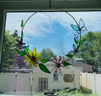 Image 1 of Flower wreath- can be made to order