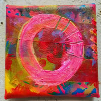 Image 1 of Sean Worrall - Ten:1167 (Vijf) - 15th June 2026 - 10x10cm, acrylic on canvas