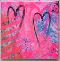 Sean Worrall - Underneath... (May 2026) - Acrylic on canvas, 40x40x1cm 
