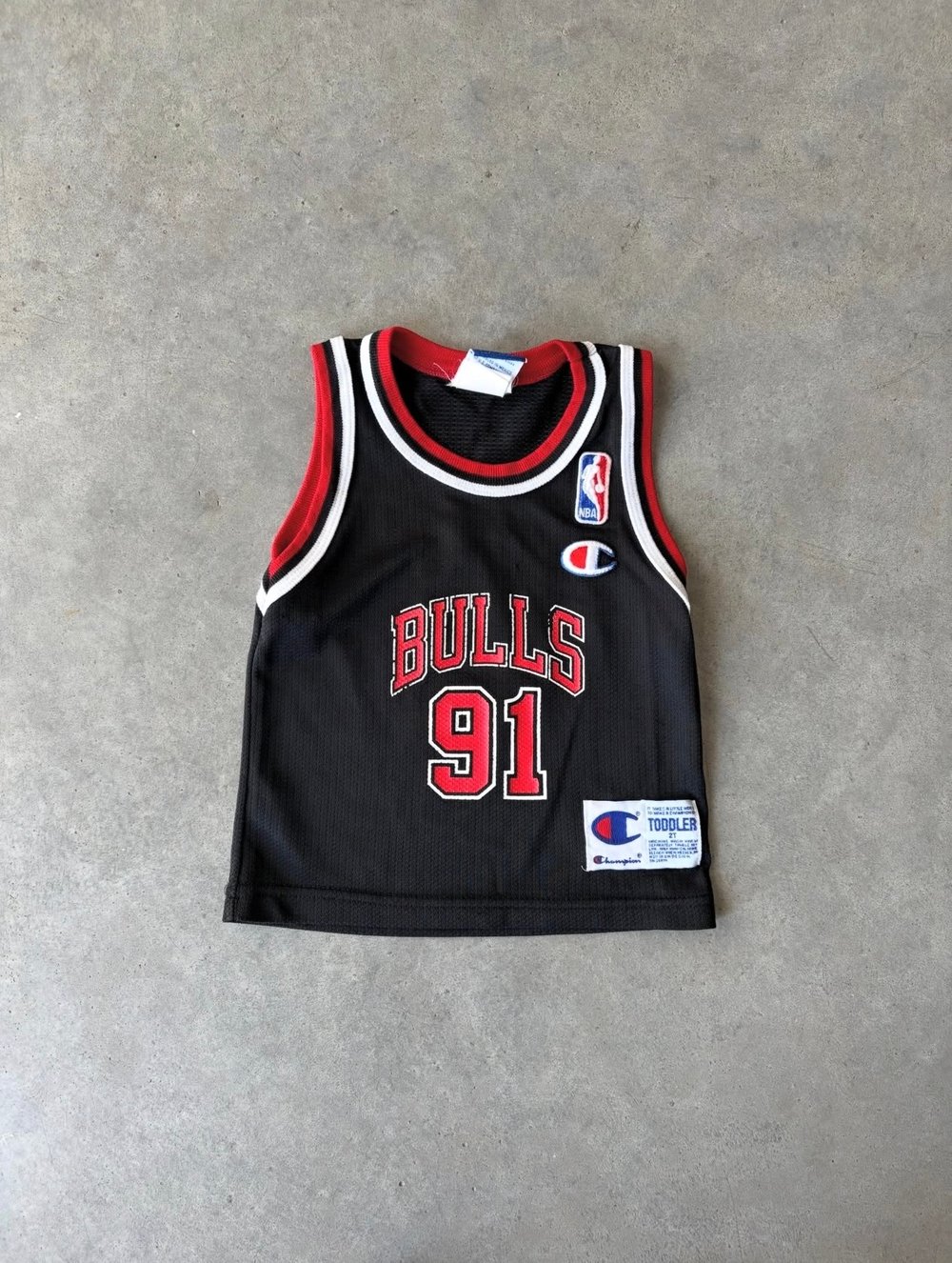 Image of Vintage 91 Bulls Jersey "Rodman " Jersey 2T