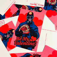 Image 1 of "Be My Valentine" Postcard