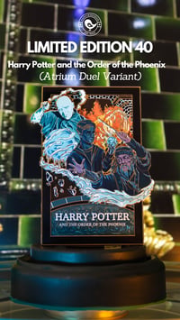 Image 1 of BOOK 5, ATRIUM DUEL VARIANT : 4" Poster Pin (Limited Edition 40)