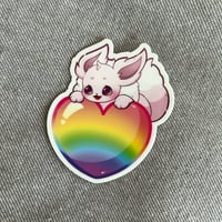 Image 3 of Eevee Pride Stickers
