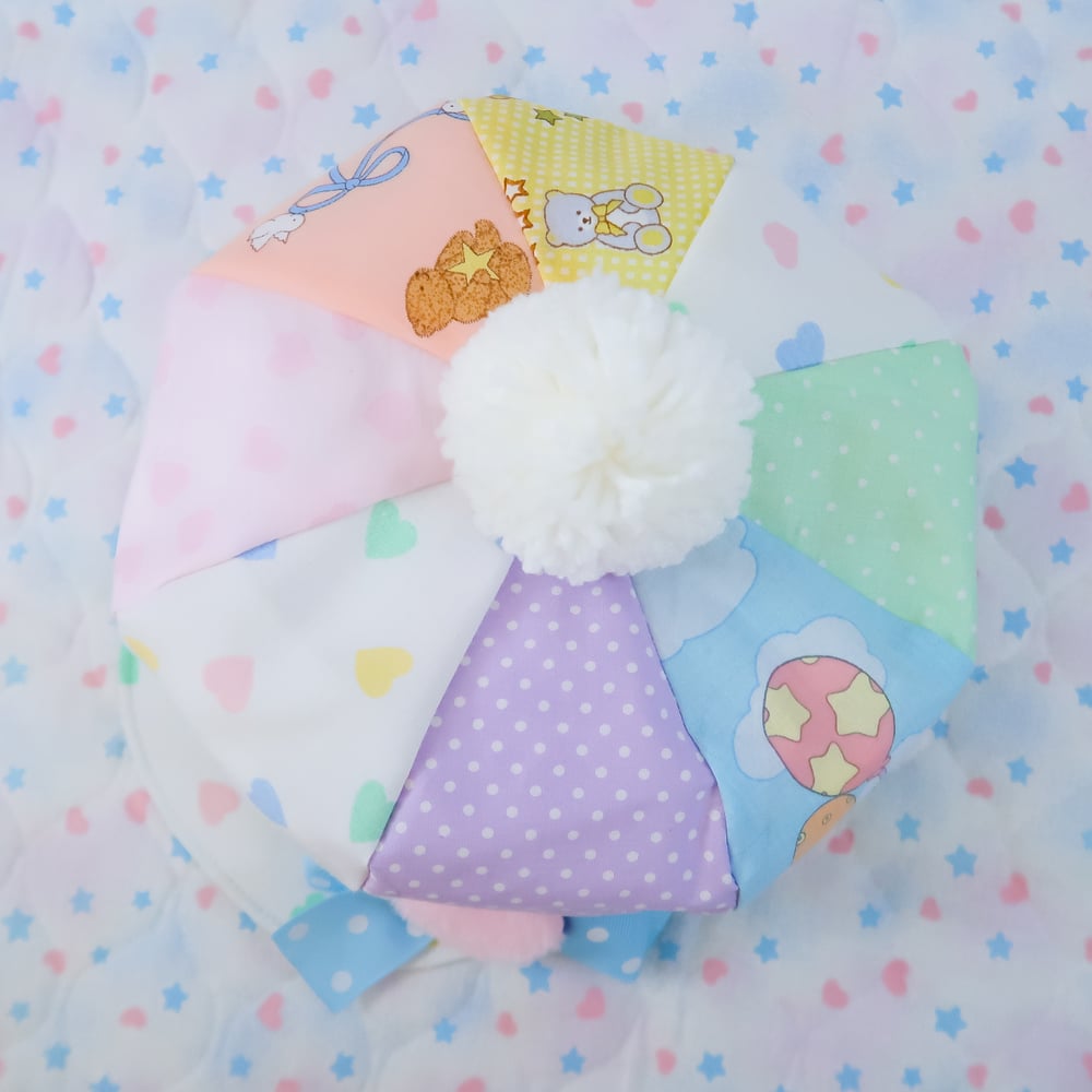 Newsboy Mix Hat: Pastel Rainbow