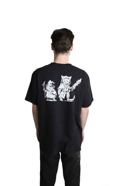Image of "It's Dangerous to go Alone" Dmvu x Toadface Tour Shirt