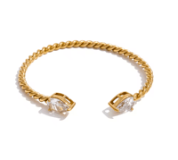 Image 2 of Gold Bracelets Bundle Set