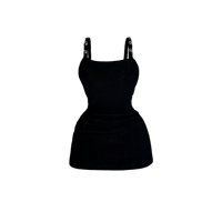 Image 1 of CANDY BLACK MINI BODYCON DRESS
