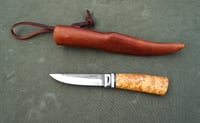 Image 2 of Puukko knife, D2 steel, convex grind