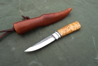 Image 4 of Puukko knife, D2 steel, convex grind