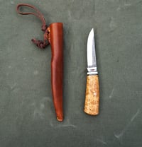 Image 5 of Puukko knife, D2 steel, convex grind
