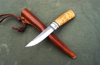 Image 9 of Puukko knife, D2 steel, convex grind