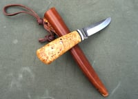 Image 11 of Puukko knife, D2 steel, convex grind