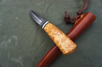 Image 12 of Puukko knife, D2 steel, convex grind