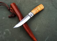 Image 13 of Puukko knife, D2 steel, convex grind