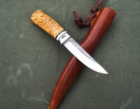 Image 14 of Puukko knife, D2 steel, convex grind