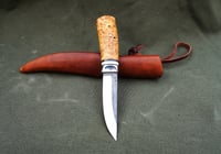 Image 1 of Puukko knife, D2 steel, convex grind