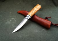 Image 17 of Puukko knife, D2 steel, convex grind